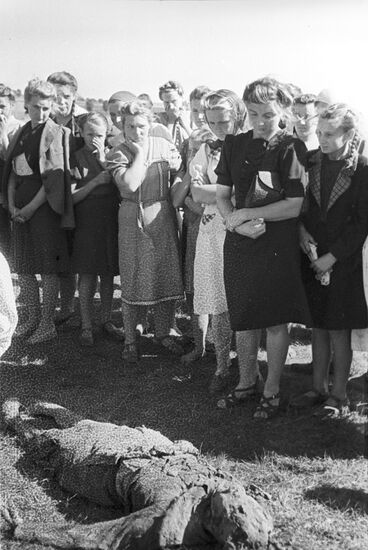 Ciechanow woman tortured to death by Hitlerites