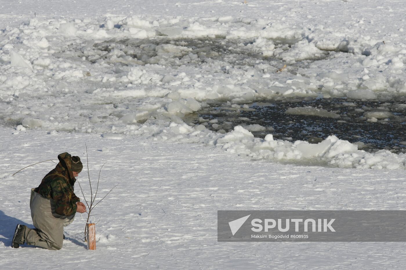 Ice explosions in Tatarstan