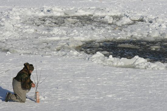 Ice explosions in Tatarstan