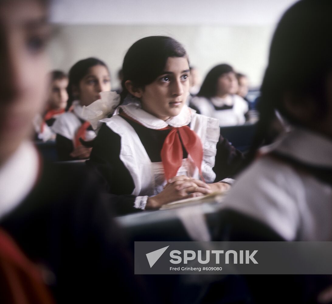 At literature lesson