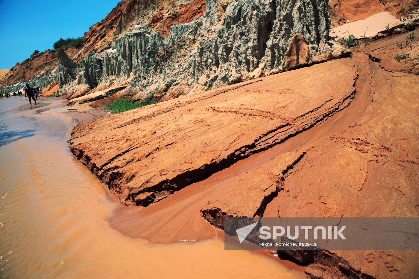 Red River near Mui Ne town