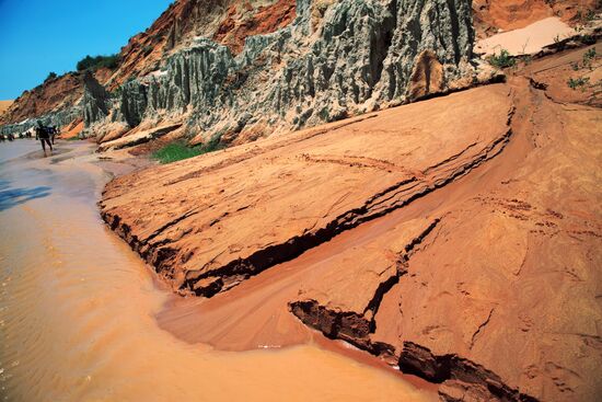 Red River near Mui Ne town