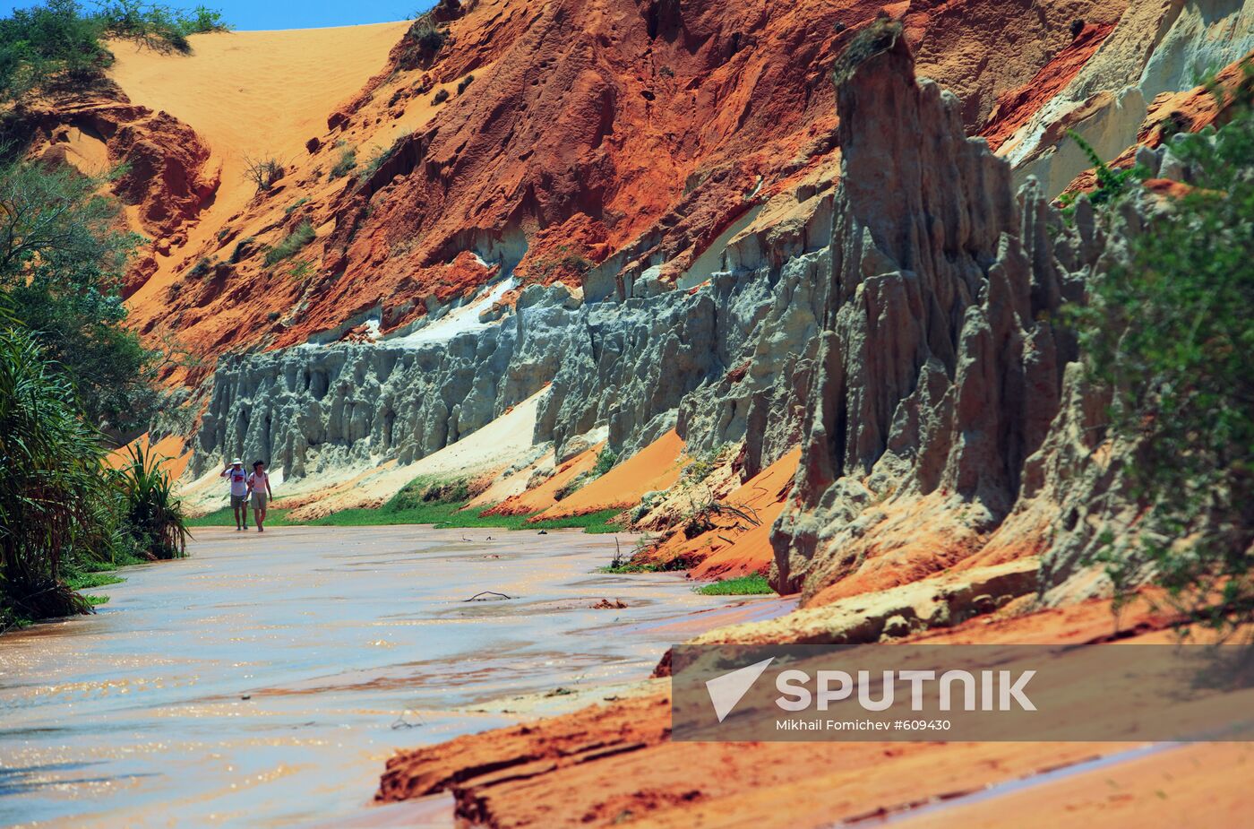 Red River near Mui Ne town