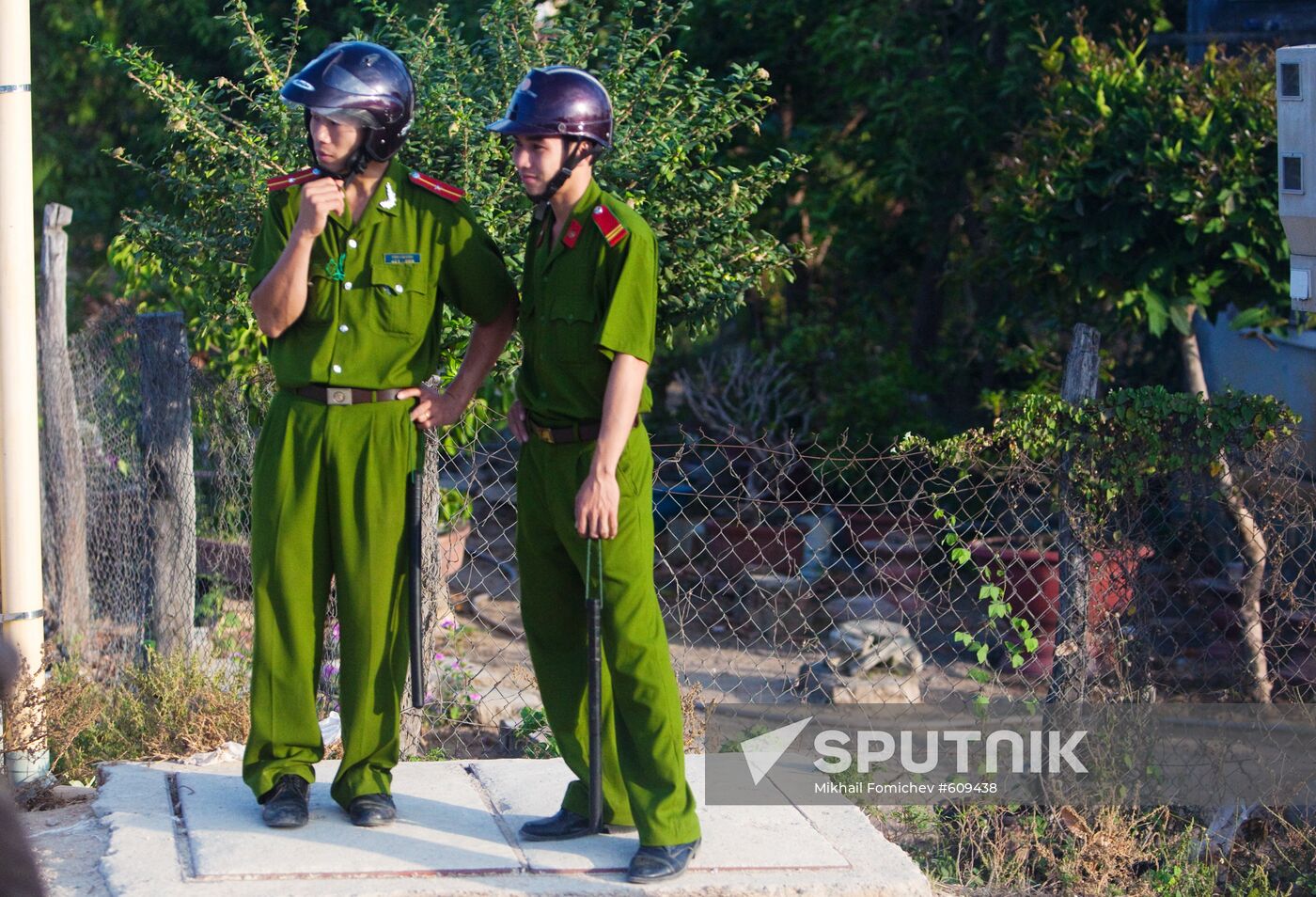 Vietnamese policemen