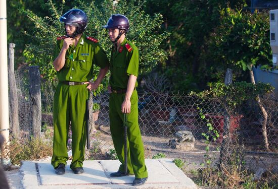 Vietnamese policemen