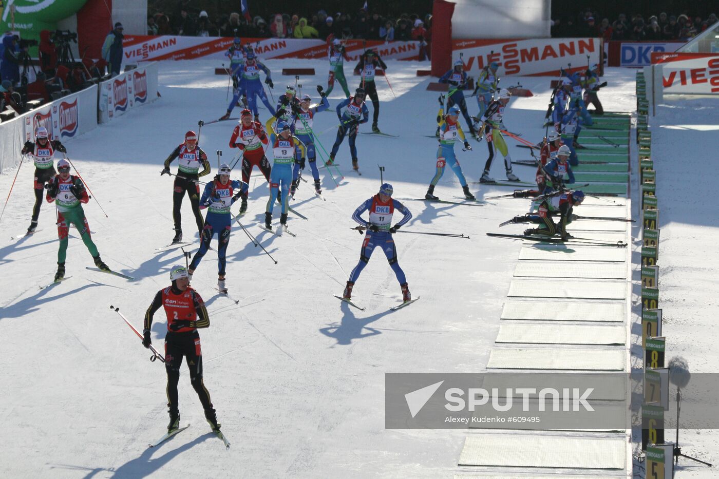 Biathlon World Cup Finals. Women's 12.5 km mass start
