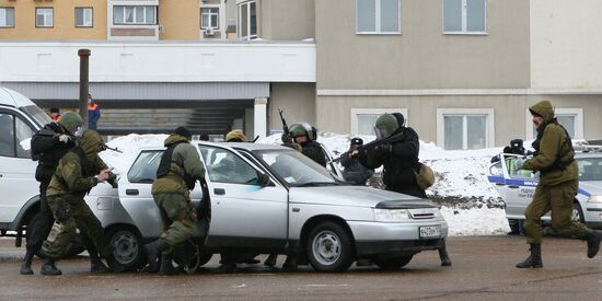 Special forces drills in Ufa