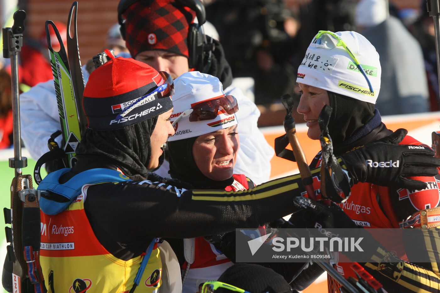 Magdalena Neuner, Andrea Henkel, Simone Hauswald