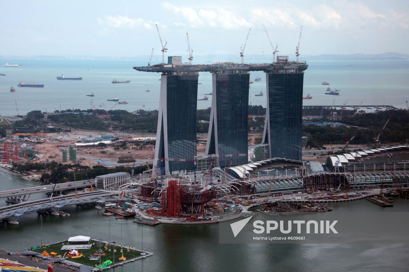 Construction of resort and casino