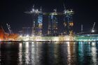 Construction of resort and casino in Marina Bay