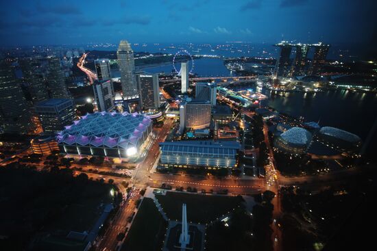 Night view of Singapore
