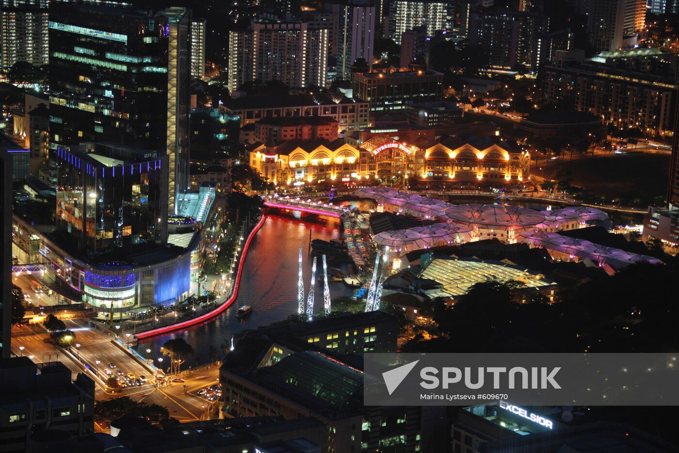 View on Clarke Quay