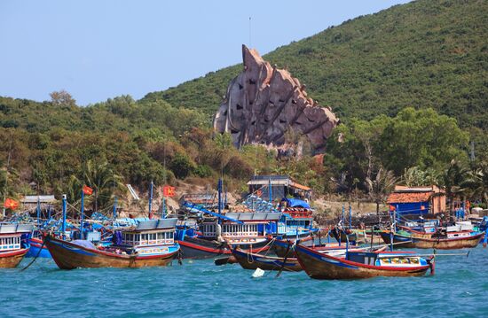 View at Chi Nguen island