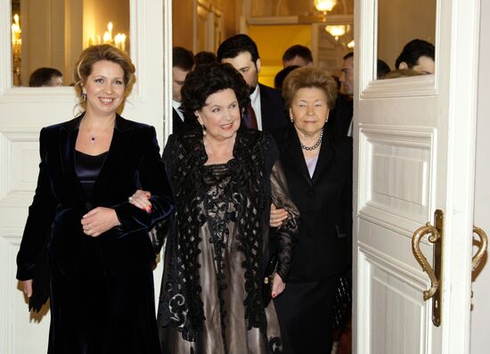 Svetlana Medvedeva attends Rostropovich Week opening