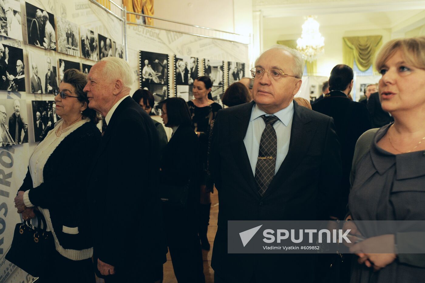 Viktor Sadovnichy and his wife