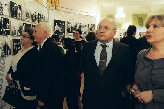 Viktor Sadovnichy and his wife