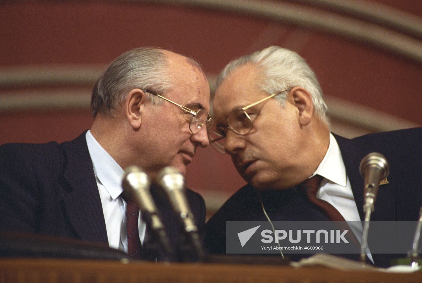 Mikhail Gorbachev and Anatoly Lukyanov