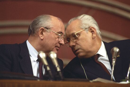 Mikhail Gorbachev and Anatoly Lukyanov