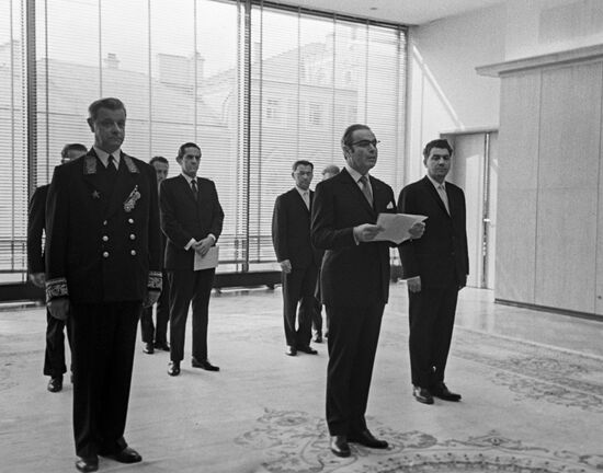 Peru's Ambassador to USSR Javier Pérez de Cuéllar