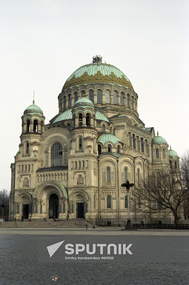 The Naval Cathedral in Kronstadt