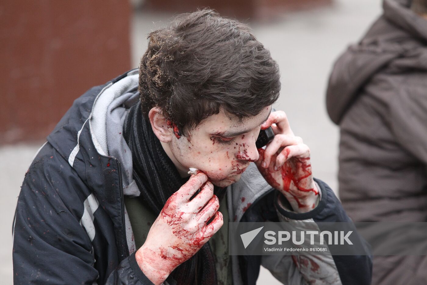 Explosion at Park Kultury metro station