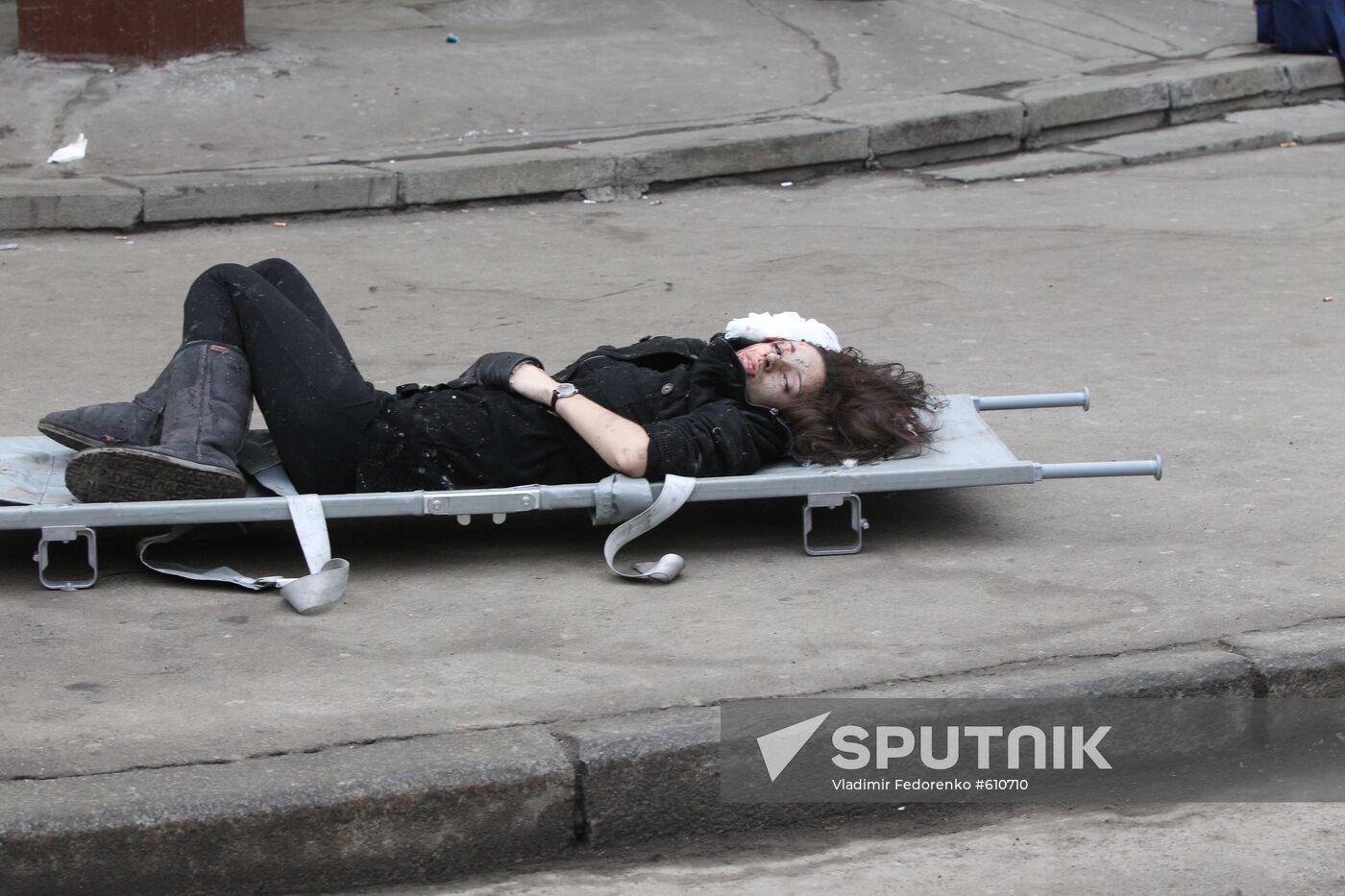 Explosion at Park Kultury metro station