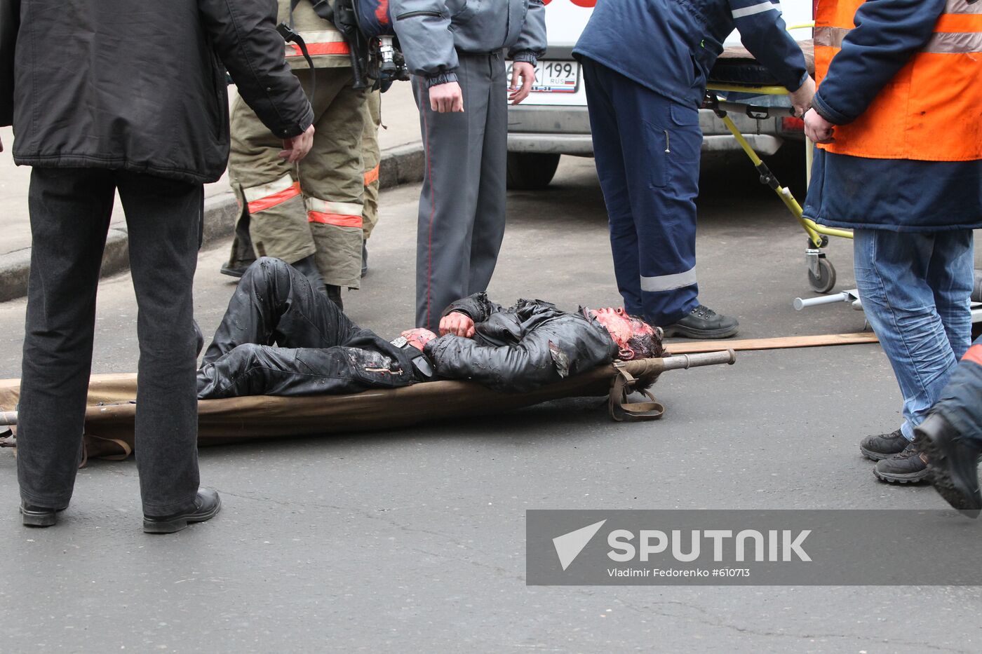 Explosion at Park Kultury metro station