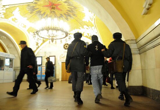 Situation in Moscow Metro