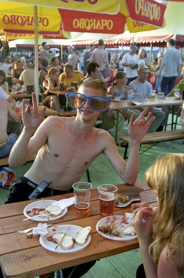 Participant in 3rd Big Moscow Beer Festival "Bratina 2001"