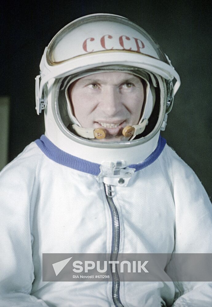The USSR pilot-cosmonaut Pavel Belyayev