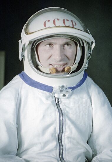 The USSR pilot-cosmonaut Pavel Belyayev