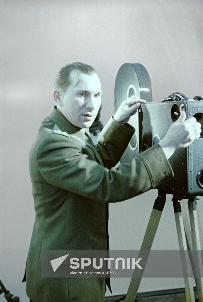 Soviet pilot-cosmonaut Pavel Belyaev