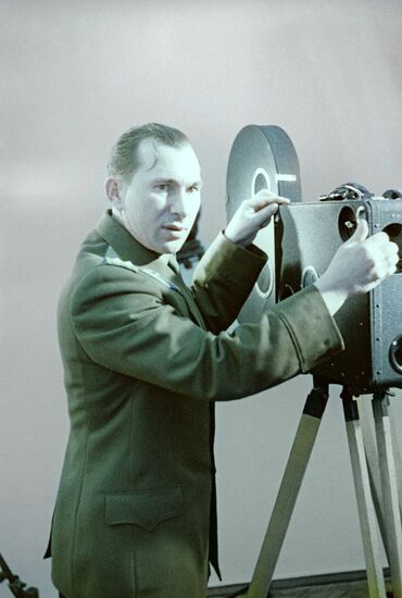 Soviet pilot-cosmonaut Pavel Belyaev