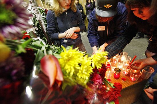 Day of mourning for terror victims in Moscow