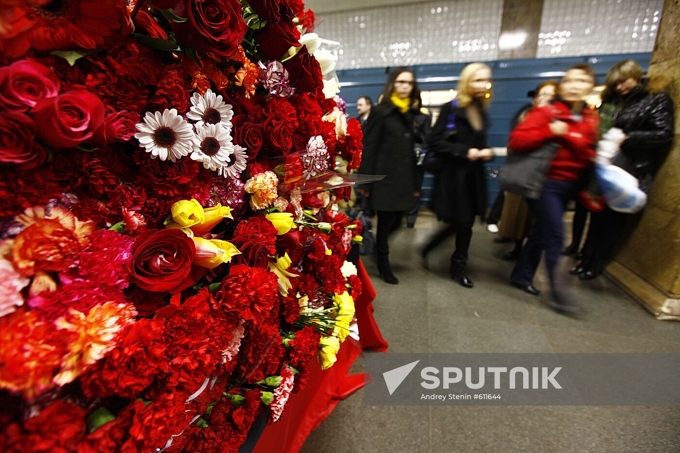 Day of mourning for terror victims in Moscow