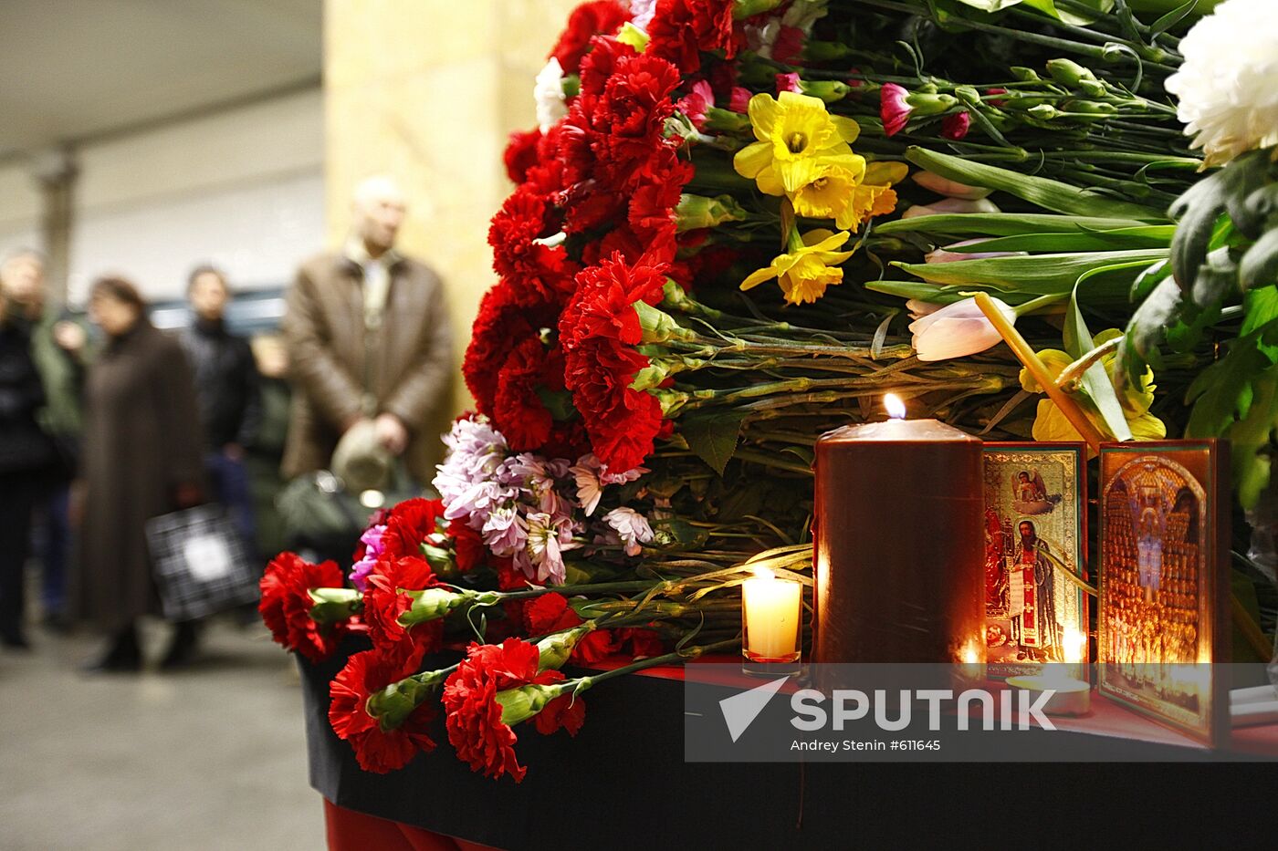 Day of mourning for terror victims in Moscow