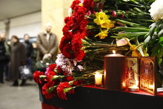 Day of mourning for terror victims in Moscow