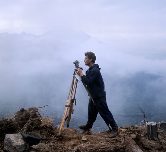 Geologist and land surveyor Andrey Gud