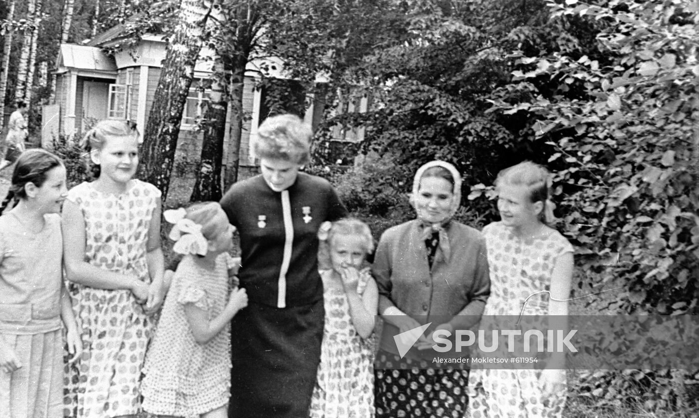 Valentina Tereshkova and Yelena Tereshkova