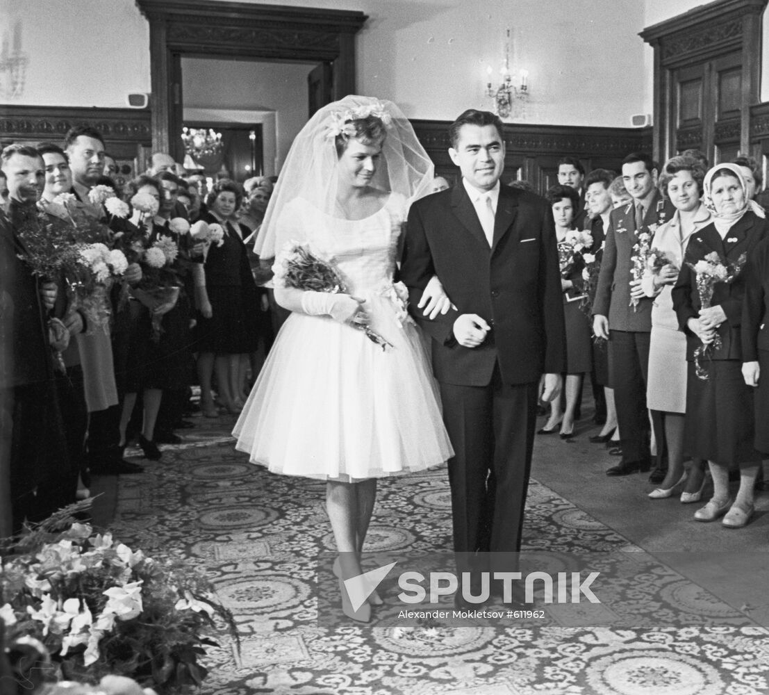 Valentina Tereshkova and Andrian Nikolaev