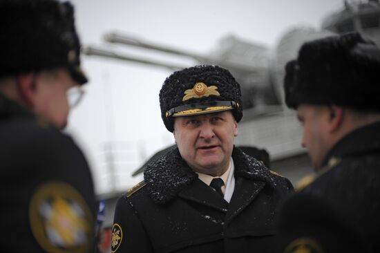 North Fleet Commander Vice Admiral Nikolai Maksimov