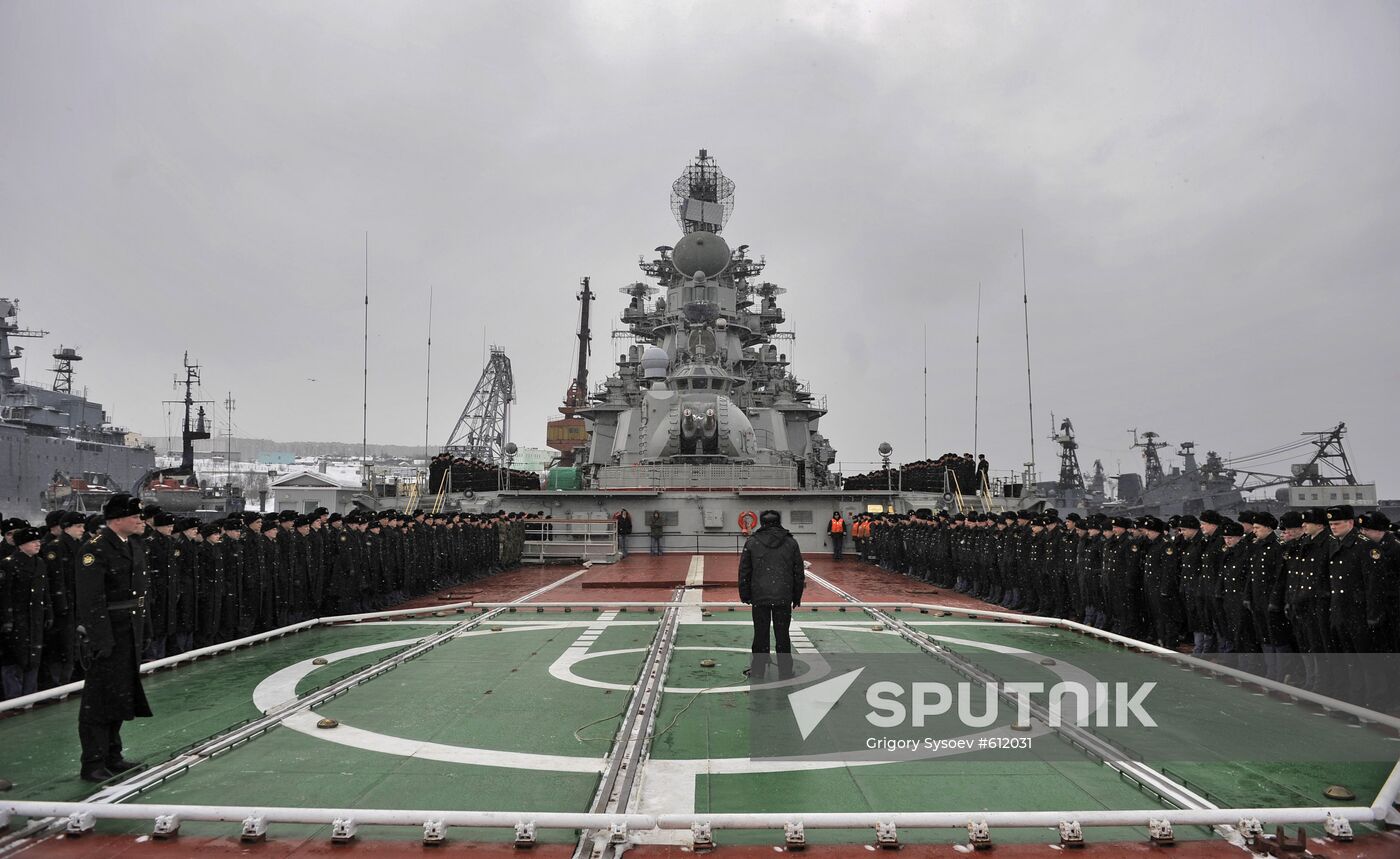 Peter the Great missile cruiser goes on new long voyage