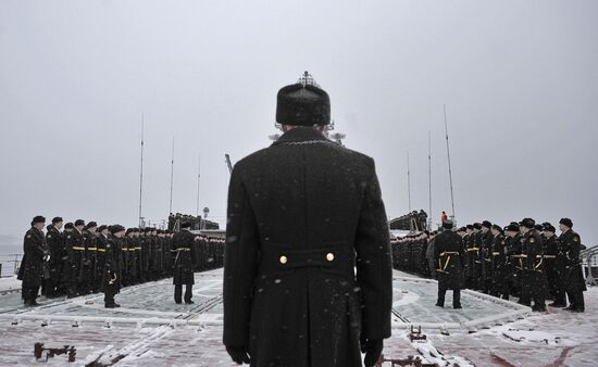 Peter the Great guided missile cruiser goes on new long voyage