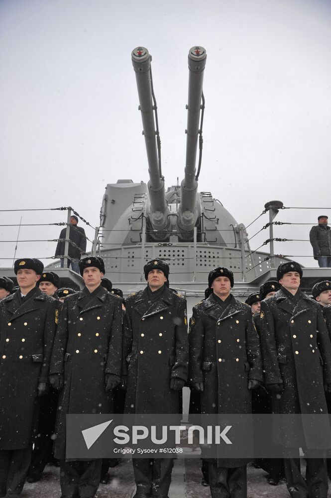 Peter the Great guided missile cruiser goes on new long voyage