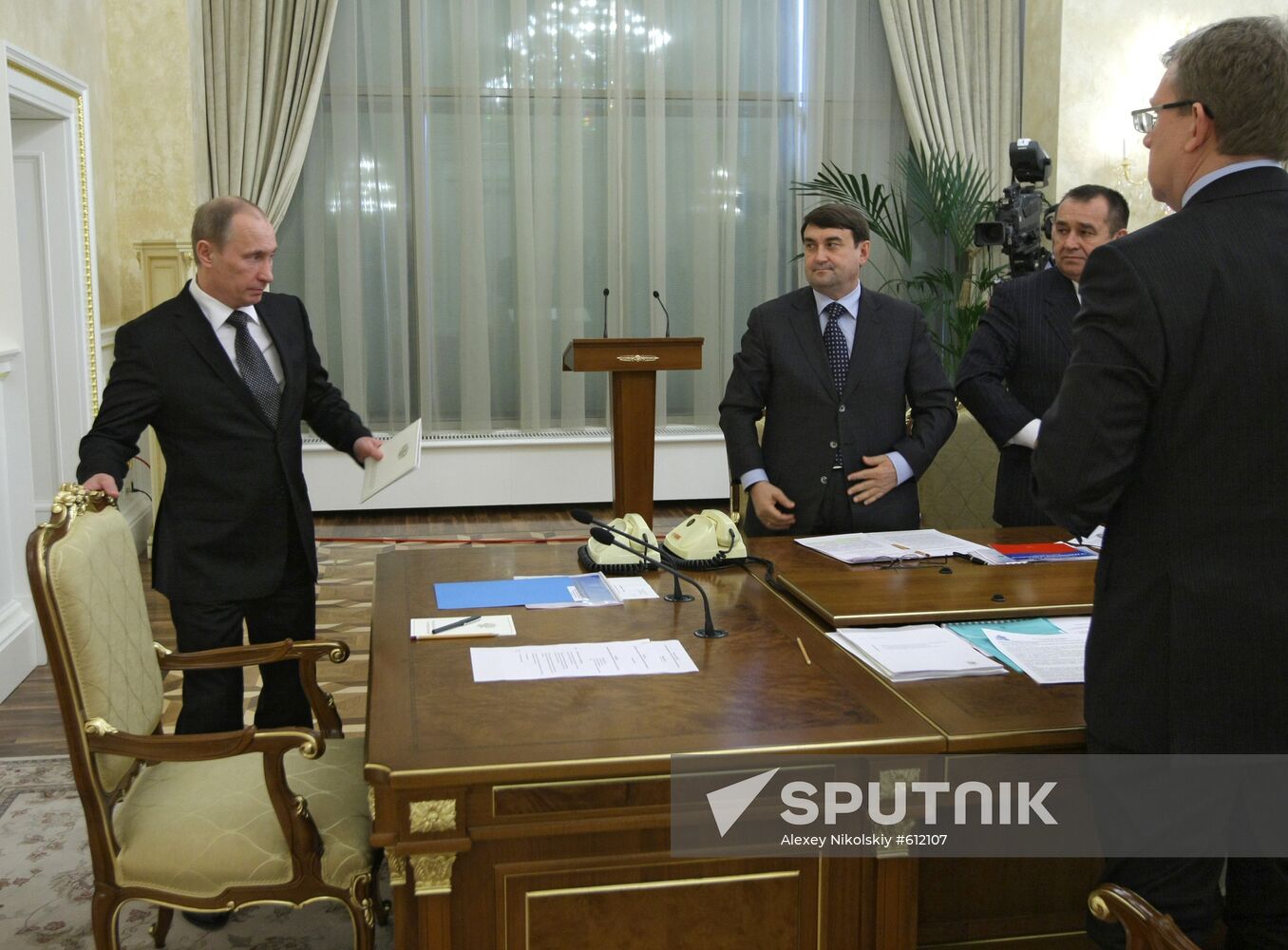 Vladimir Putin chairs meeting in Government House