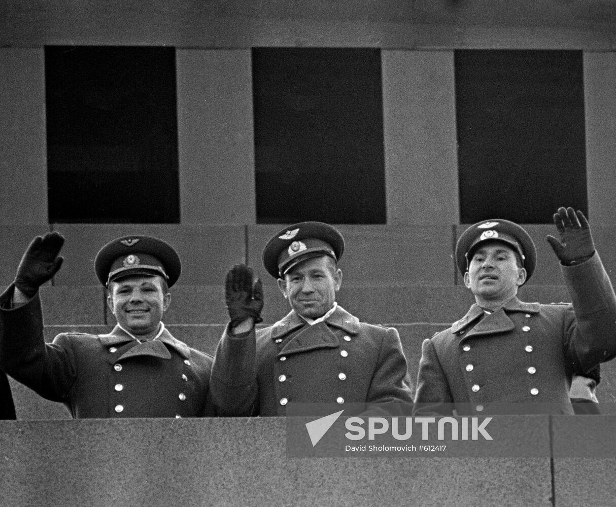 Yuri Gagarin, Alexei Leonov, Pavel Belyayev