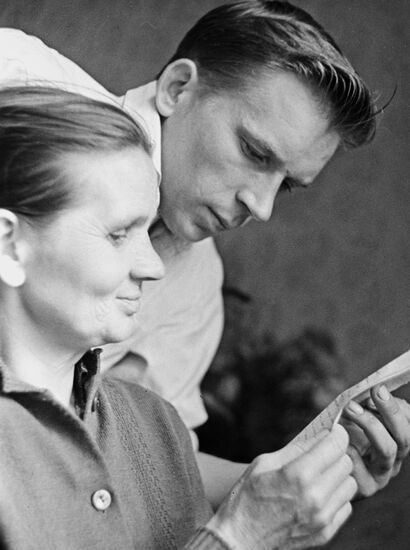 Valentina Tereshkova's mother and brother