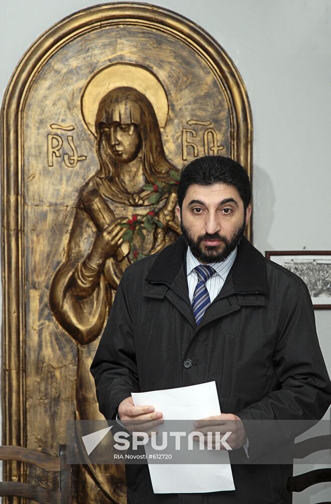 Georgian Minister of Relocation and Refugees' Affairs Georgy Kheviashvili