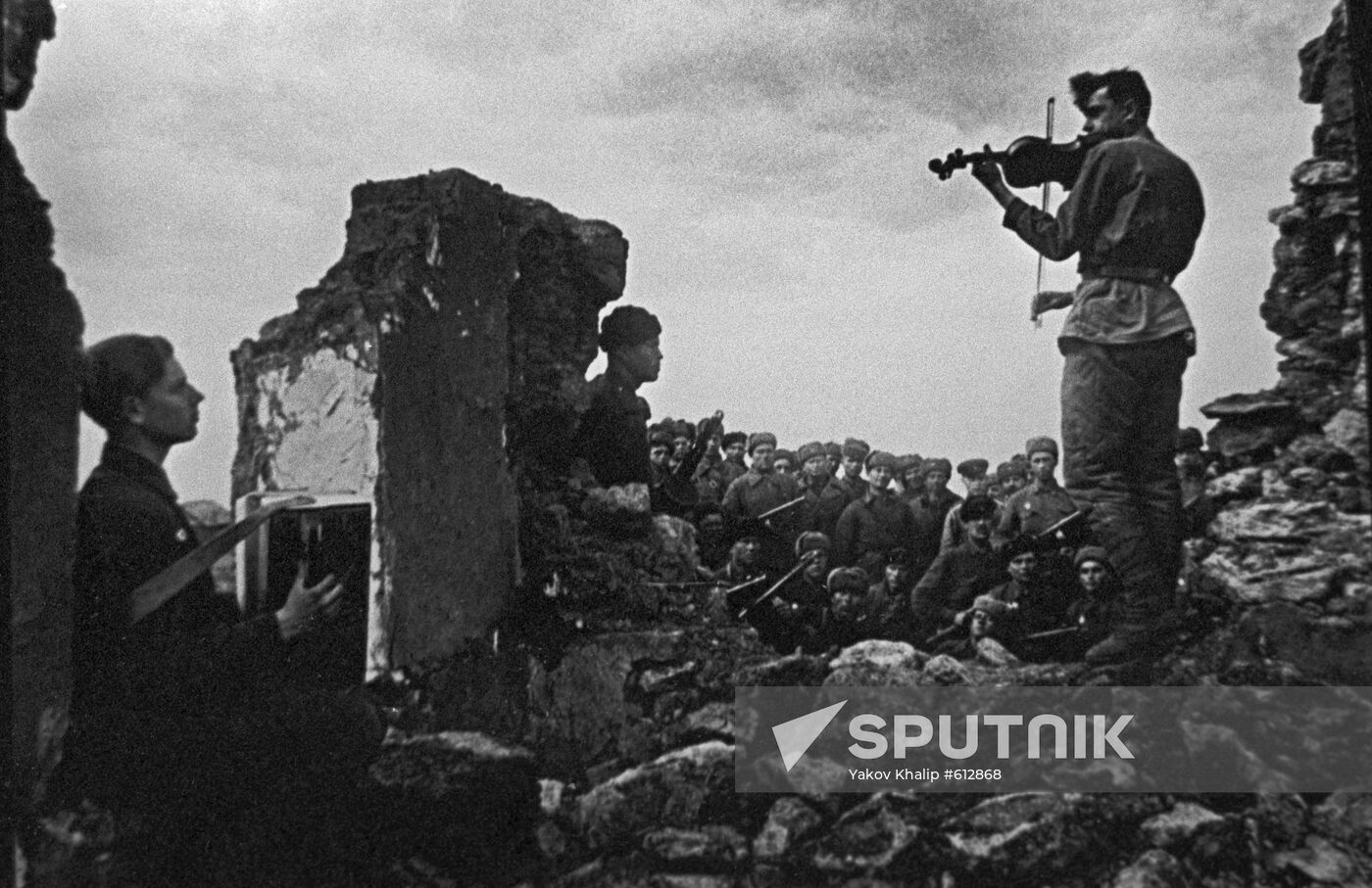 Concert for Soviet soldiers