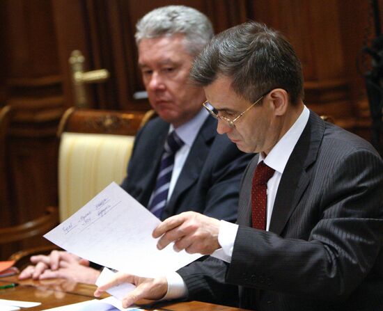 Rashid Nurgaliyev and Sergei Sobyanin